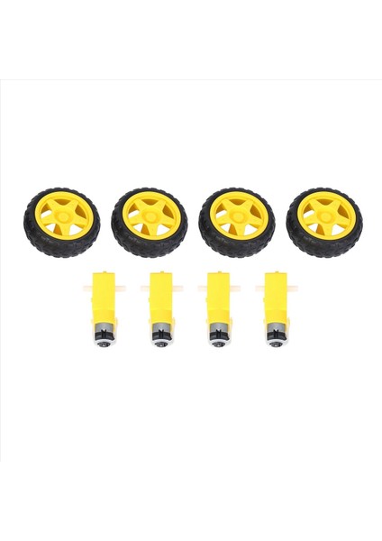 Dc 3-6V Dişli Motorlu Arduino Akıllı Araba Robot Plastik Lastik Tekerleği Için 40 Pcs (Yurt Dışından) fiyatları