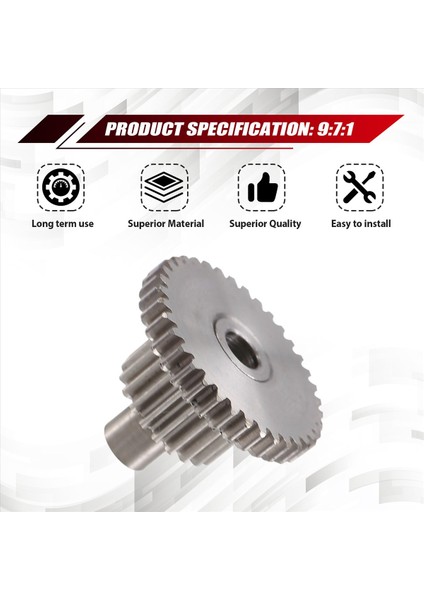 TRX4M Çelik Overdrive Underdrive Stok Şanzıman Dişli Pinyonu 1/18 Rc Prwler TRX4M Bronco Rc Yükseltmeleri 9 7 1 (Yurt Dışından) fırsatları