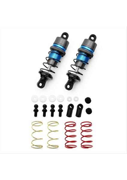 1/10 1 Çift Metal Hidrolik Şok Emiciler Rc Uzaktan Kumanda Arabası Düz Koşu Sürüklenme Arabası (67MM) Mavi (Yurt Dışından)