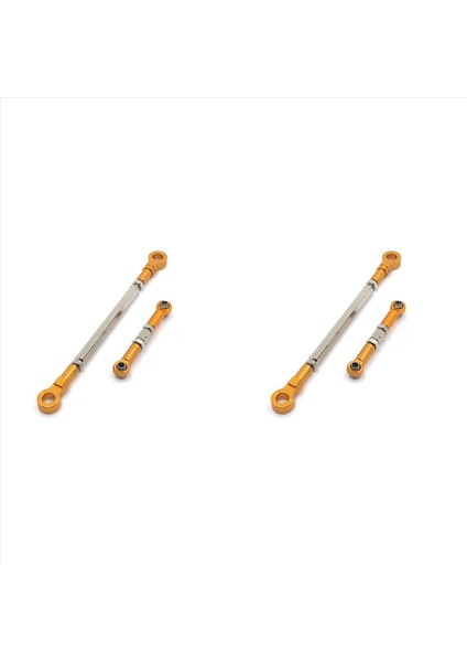 Hb Oyuncaklar Için 2x Metal Direksiyon Çubuğu Servo Bağlantı Çubuğu ZP1001 ZP1002 ZP1003 ZP1004 1/10 Rc Trail Araba Yükseltme Parçaları Sarı (Yurt Dışından)