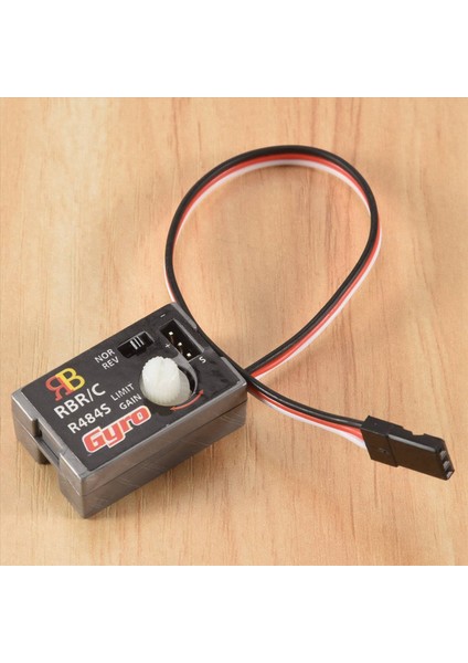 Wpl D12 Için 3x Mini Girro Jiroskop 1/10 Rc Araba Sürükleme Araç Direksiyon Çıkışı Entegre Entegre Kompakt Hafif Tasarım (Yurt Dışından)