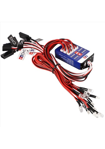 3x 12 LED Aydınlatma Kiti Direksiyon Freni Simülasyonu 1/10 Ölçekli Modeller Için Flash Işık Rc Araba Yokomo Tamiya Hsp Hpı Axıal (Yurt Dışından) fiyatları