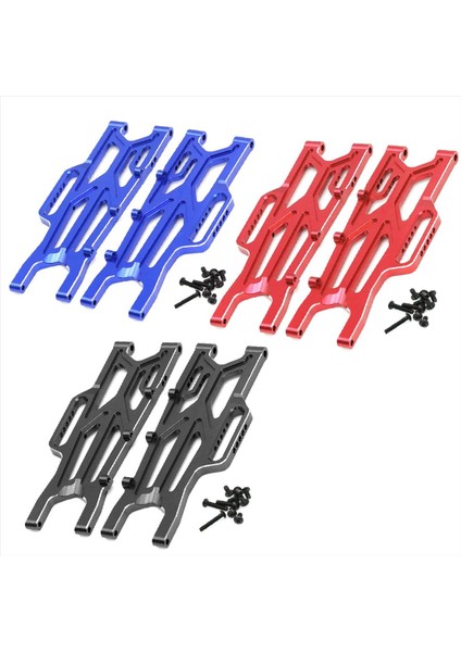 Metal Arka Süspansiyon Kolları Salıncak Kolu ARA330710 Arrma Için 1/10 Kraton 4x4 4s V2 Blx Rc Araba Yükseltme Parçaları Kırmızı (Yurt Dışından) fırsatları