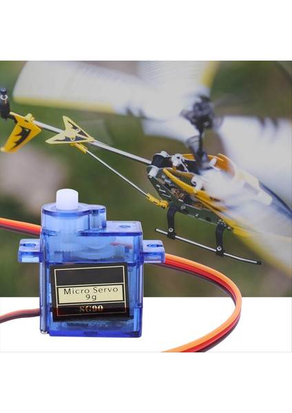 10PCS SG90 9g Mini Servo Servo Motor Rc Düzlemleri Robot Kol Sabit Kanatlı Servo Motor Kontrolü Uçak 360 ° (Yurt Dışından) modelleri