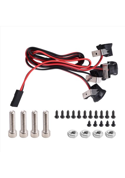 4led Işıklar Eksenel SCX10 Iıı Trx-4 Trx-6 1/10 Rc Trawler Araba Kamyonu Dekorasyon Parçaları Beyaz Işık (Yurt Dışından) fiyatları