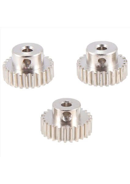 3pcs 3 175MM Mil Metal Pinyon Motor Dişli 32DP 48DP 64DP M0 6 M0 8 1/10 1/8 Rc Car 3650 3660 25T (Yurt Dışından) fiyatları
