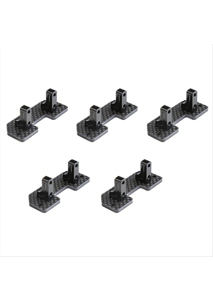 5x Karbon Fiber Servo Montaj Aks Up Eksenel SCX10 SCX10 Iı 90046 1/10 Rc Prıgler Araç Yükseltme Parçaları (Yurt Dışından)
