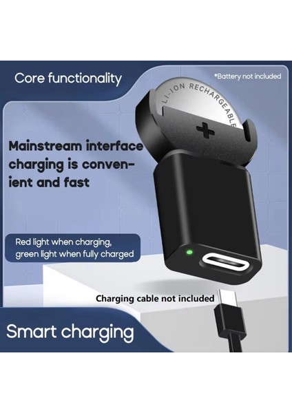 Tip-C Li-Ion Şarj Cihazı LIR2032 LIR1632 LIR2025 LIR2016 LIR2032H Düğme Hücre Pil Adaptörü C Hızlı Şarj Şarj Cihazı (Yurt Dışından) fiyatları