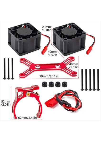 Rc Araba Yükseltme Çift Soğutma Fanı 4985 1717 1/5 Traxxas X-Maxx 6s 8s Arrma Kraton Outcast B (Yurt Dışından) fiyatları