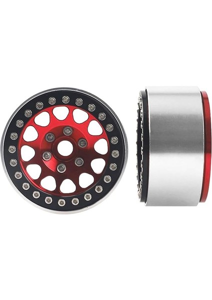 4pcs 1 9 Metal Beadlock Wheel Hub Kıyısı 1/10 Rc Traxxas Trx4 SCX10 SCX10-II 90046 SCX10-III AXI03007 D90 Kırmızı (Yurt Dışından) fırsatları