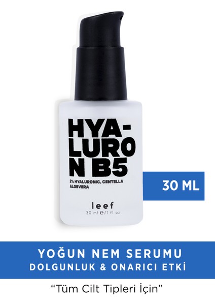 Hyaluron B5 Serum | Su Bazlı | %2 Hyaluronik Asit | Tüm Ciltler