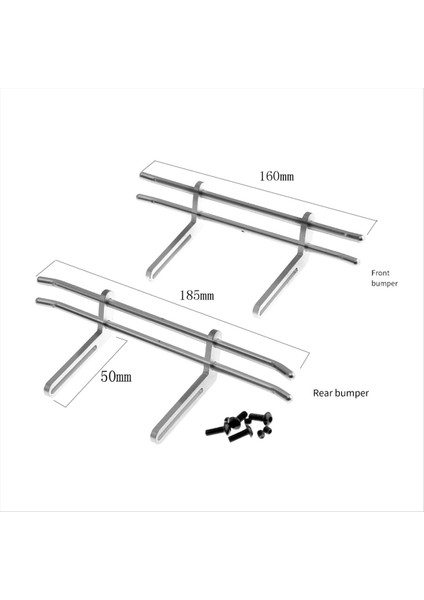 Rc Tampon Metal Ön 1/10 Rc Prıger SCX10 90046 Trx4 Trx4 Eksenel SCX10 Iıı AX103007 A (Yurt Dışından) modelleri
