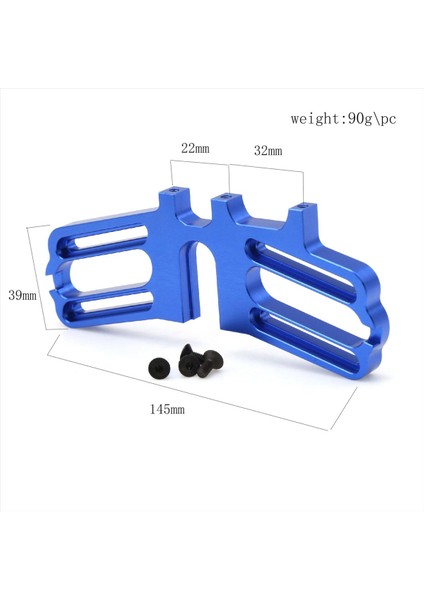 Metal Çift Motor Montaj Çift Motor Tutucu Arrma Için 1/7 Felony Iffeti Sınırsız Rc Araç Yükseltme Parçaları Kırmızı (Yurt Dışından) modelleri