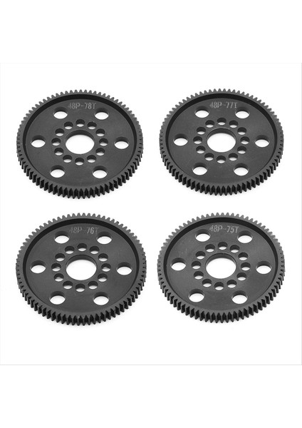 4pcs 48P Spur Dişli Ana Dişli 75T+76T+77T+78T 3 (Yurt Dışından)