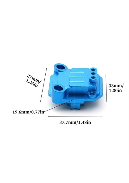 Rc Araba Yükseltme Şanzıman Kapak Tamiya TA01 TA02 DF0L Üst Kuvvet Mana Ray Rc Araba Yükseltme Aksesuarları Mavi (Yurt Dışından) modelleri