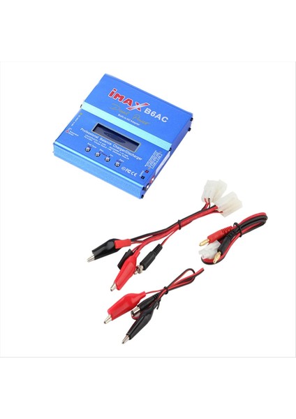 Imax B6AC 80W Rc Denge Şarj Cihazı+Tamiya Kablosu Dijital Li-Ion Life Nımh Nıcd Pb Lıpo Basacılığı Ab Fişi (Yurt Dışından) modelleri