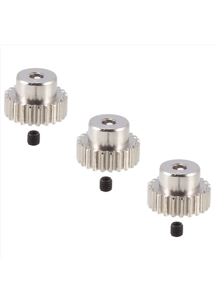 3pcs 3 175MM Mil Metal Pinyon Motor Dişli 32DP 48DP 64DP 1/10 1/8 Rc Car 3650 3660 23T Için M0 6 M0 8 (Yurt Dışından)