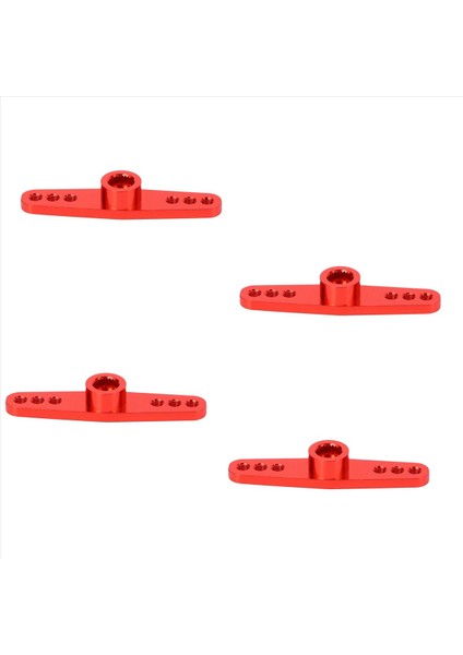 4x 25T Direksiyon Servo Kol Boynuz Metal Parçaları Futaba Için Çift Direksiyon Kolu (Yurt Dışından)