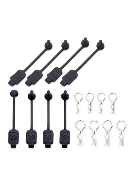 16PCS Rc Araba Gövde Klips Kauçuk Tutucu Kabuk Sabit Toka Kilit 8301 Arrma Için Losi Zd Yarış 1/8 1/10 1/16 Araçlar (Yurt Dışından) modelleri