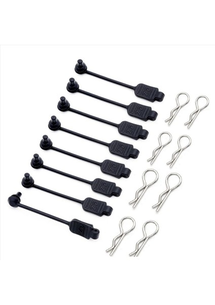 16PCS Rc Araba Gövde Klips Kauçuk Tutucu Kabuk Sabit Toka Kilit 8301 Arrma Için Losi Zd Yarış 1/8 1/10 1/16 Araçlar (Yurt Dışından) fırsatları