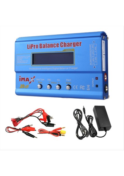 Imax B6 80W Lıpo Pil Şarj CIHAZI+XT60 Lıpo Nımh Lı-Ion Nı-Cd Dijital Lipro Denge Şarj Cihazı Pil Şarj Cihazı Abd Fişi (Yurt Dışından)
