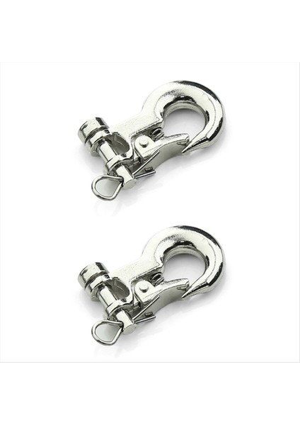 2pcs Metal Vinç Kanca Çekme Kancası Ekseneller Için SCX10 RC4WD Trx4 D90 Rc Oyuncak Araba Yükseltme Parçaları Aksesuarları (Yurt Dışından)