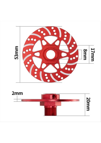 4pcs Kasırga Fren Disk Tekerleği Hex Hub 17MM Arrma Için 1/7 Ihlali Sınırsız Suç 1/8 Typhon Rc Yükseltme Parçaları Kırmızı (Yurt Dışından) fırsatları