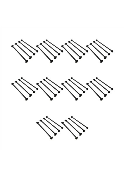 40PCS Metal Köpek Kemik Şaftı Wltoys 144001 124019 124018 Rc Araba Yükseltmeleri Parça Aksesuarları (Yurt Dışından)