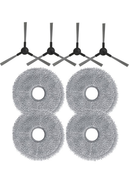 U1MAX Yan Fırçalı Paspas Bezi Robot Süpürge Aksesuar Parçaları (Yurt Dışından)