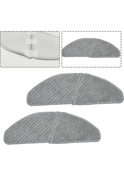 S8+/M7PRO Robot Süpürge Aksesuarları Için 2 Adet Paspas Bezi Yedek Parça Paspas Bezleri (Yurt Dışından) modelleri