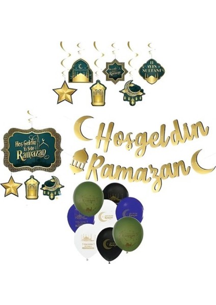 Hoşgeldin Ramazan Süsleri ve Ramazan Balon Seti