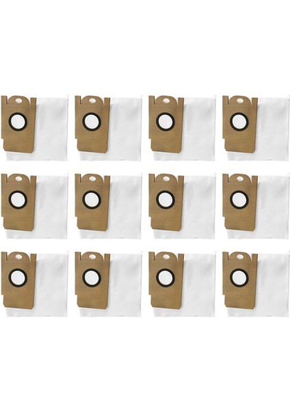 G2 Robot Süpürge Yedek Parçası Için 12 Adet Toz Torbası Çöp Ev Temizliği (Yurt Dışından)