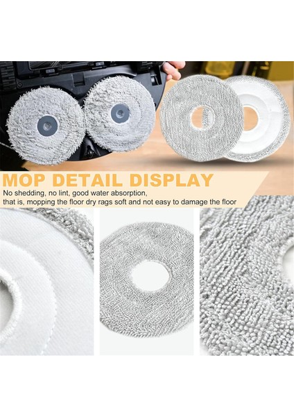 X50 Ultra Robot Süpürge Aksesuarları Yedek Parçaları Ana Yan Fırça Filtreleri Paspas Bezi Toz Torbaları (Yurt Dışından) fırsatları