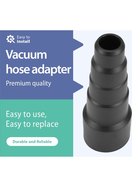 Evrensel Vakum Hortumu Adaptörü Aksesuarları Adaptör Bağlantısı Beş Katmanlı 18-50 mm (Yurt Dışından) fırsatları