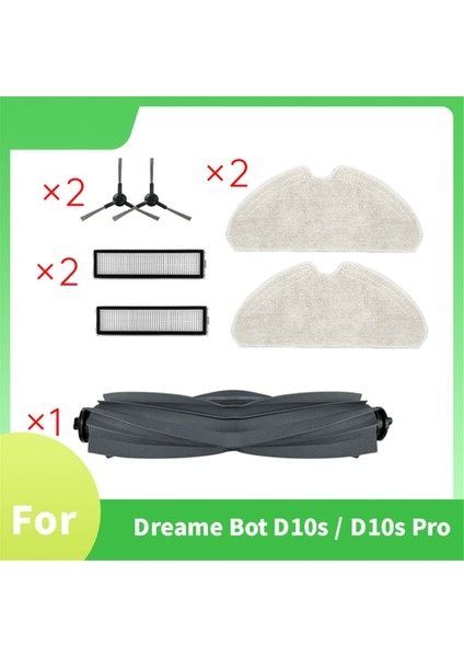 Bot D10S / Pro Süpürge Makinesi Aksesuarları Için 7 Adet Ana Yan Fırça Paspas Filtre Toz Torbaları (Yurt Dışından) modelleri