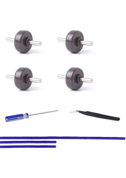 V6 V7 V8 V10 V11 V15 Elektrikli Süpürge Başlığı Için Yumuşak Peluş Şeritler + Ön Silindir ve Aks Yedek Parçaları (Yurt Dışından)