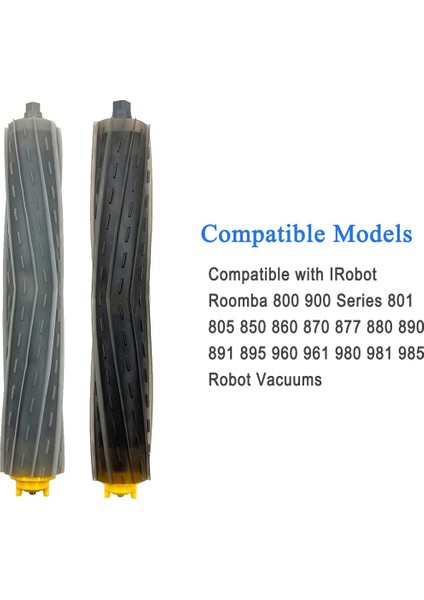 800 ve 900 Için 2 Set Çıkarıcı Silindir Yedekleri. Kauçuk Merkezi Fırça Seti (Yurt Dışından) fiyatları