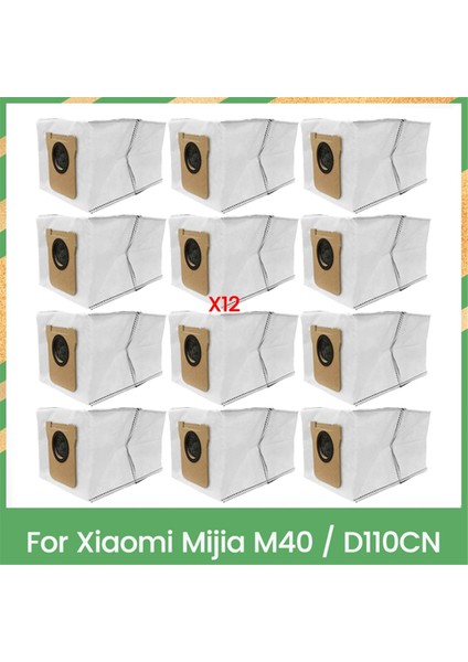 M40 / D110CN Yedek Parçalar Için Vakumlu Toz Torbası Verimli Ev Temizlik Aksesuarları 12 Adet (Yurt Dışından)