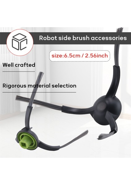Ozmo T8 T9 N8 Pro Robot Süpürge Parçaları Yan Fırça Aksesuarları Için Uygundur (Yurt Dışından) fırsatları