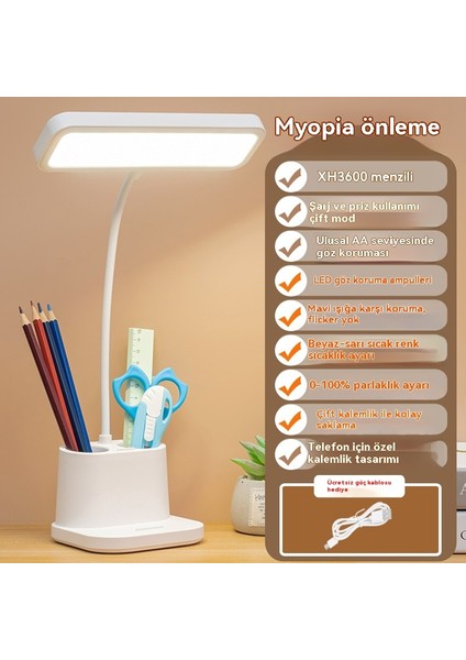 Öğrenci Masası Göz Koruması Okuma Lambası (Yurt Dışından) modelleri