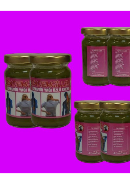 Kenevir Yağı Özlü Krem 100G