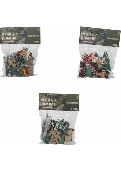 Poşetli Büyük Asker Oyun Seti - 1 Adet Stokta Olan Gönderilir