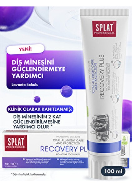 Recovery Plus Diş Macunu Bergamot Aromalı Koruyucu Etki 100 ml Yumuşak Yapı fiyatları