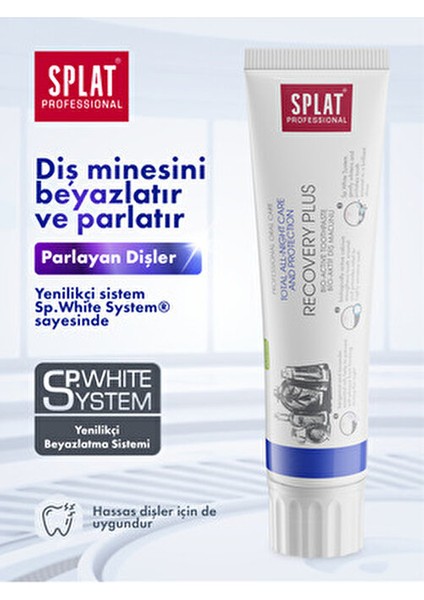 Recovery Plus Diş Macunu Bergamot Aromalı Koruyucu Etki 100 ml Yumuşak Yapı fırsatları