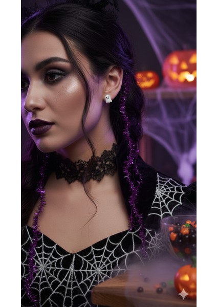 Mini Boo El Yapımı Polimer Kil Küpe – Minimal Hayalet Tasarım – Alerji Yapmayan Çelik modelleri