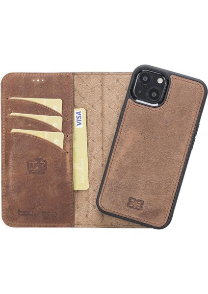 Magic iPhone 13 Mini Leather Detachable Wallet Case