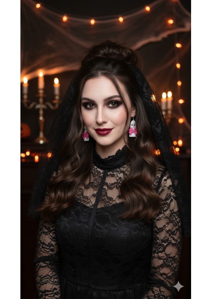 Pink Phantom El Yapımı Polimer Kil Küpe – Alerji Yapmayan Çelik – El Yapımı Hediyelik Küpe modelleri