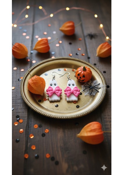 Pink Phantom El Yapımı Polimer Kil Küpe – Alerji Yapmayan Çelik – El Yapımı Hediyelik Küpe fırsatları