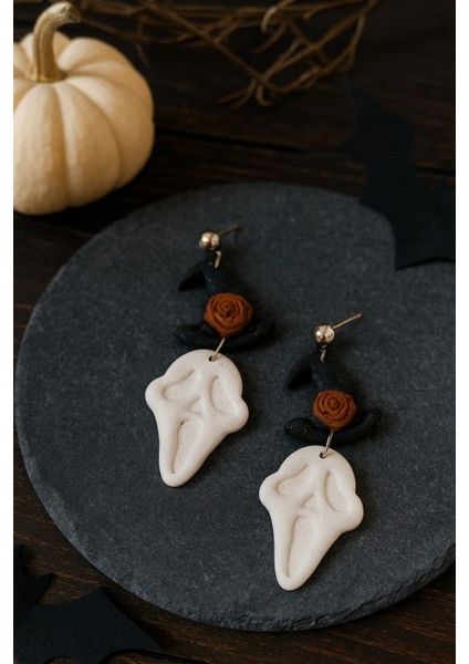 Sweet Howl El Yapımı Polimer Kil Küpe – Halloween Cadılar Bayramı Özel Tasarım fiyatları