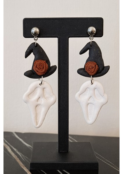 Sweet Howl El Yapımı Polimer Kil Küpe – Halloween Cadılar Bayramı Özel Tasarım fırsatları